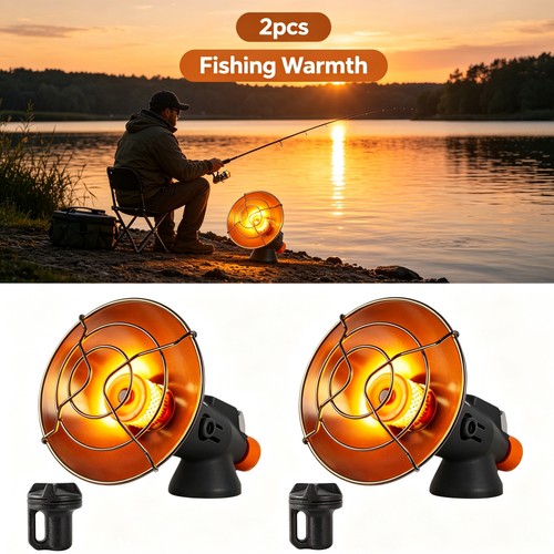 2pcs tent heater - 2pcs,