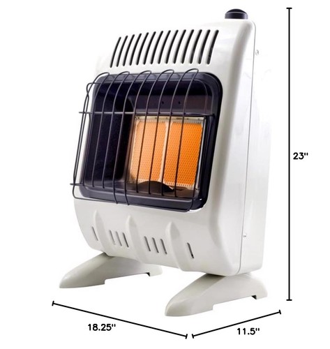 Heater 000 btu - 10,000, vent